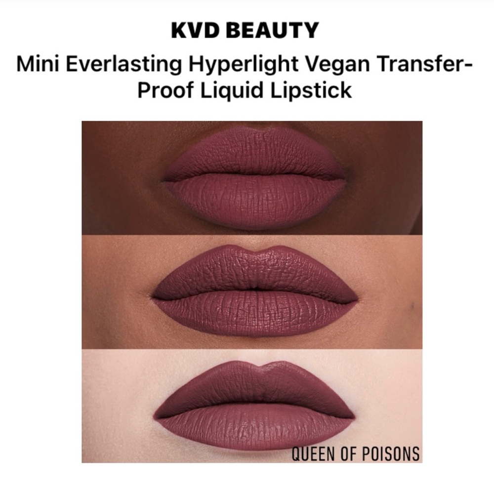 Queen of Poison Liquid Lipstick KVD BEAUTY - Picture 2 of 6